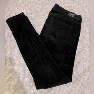 Paige black skinny corduroy pants. Mid rise. Size 29.